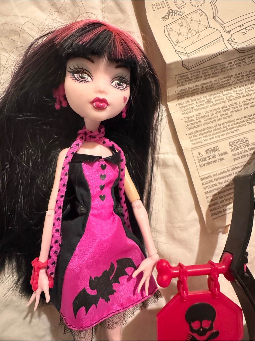 monster high Draculaura Diener set